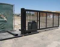 Portable construction gate