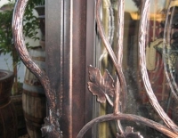vine handle and leaves
