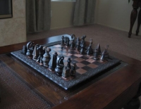 Copper Chess set