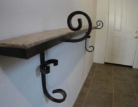 wall mnt scroll & granite counter2